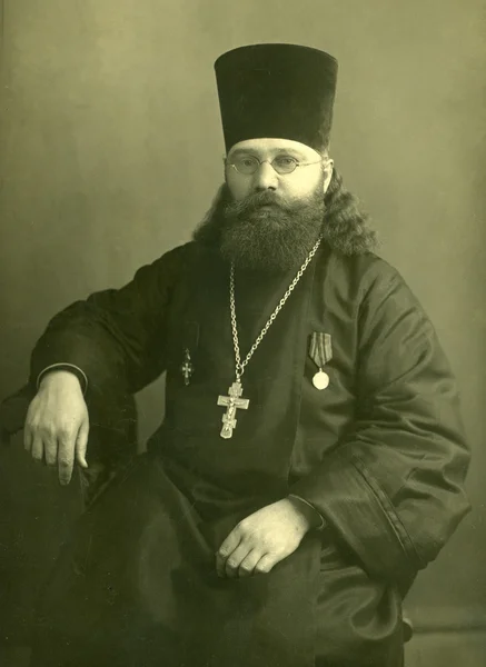 Portrait of priest — Stock Photo, Image
