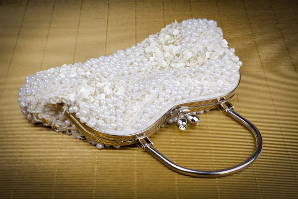 stock image Pearl handbag