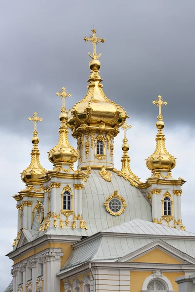 Igreja do Grande Palácio, Peterhof — Fotografia de Stock