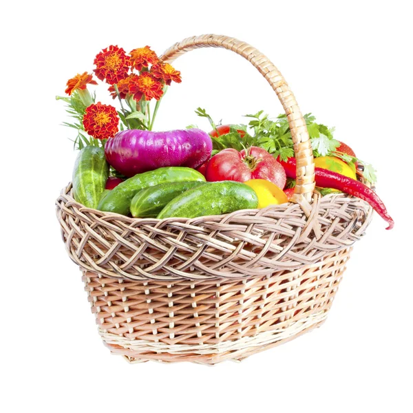 Koš zeleniny — Stock fotografie