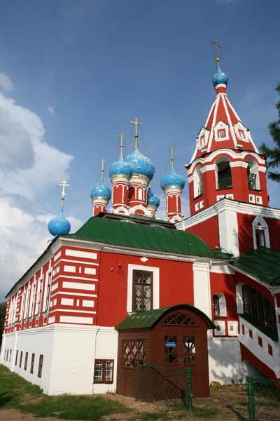 Церква в місті Uglich Росії — стокове фото