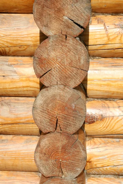 Logs of wooden house — Stock Photo, Image