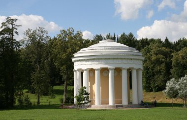 Pavilion in Pavlovsk Saint Petersburg Russia clipart