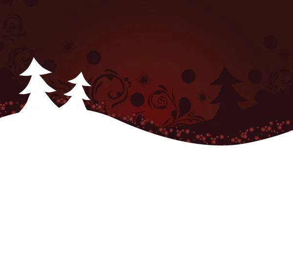 Jul och nytt år bakgrund — Stock vektor