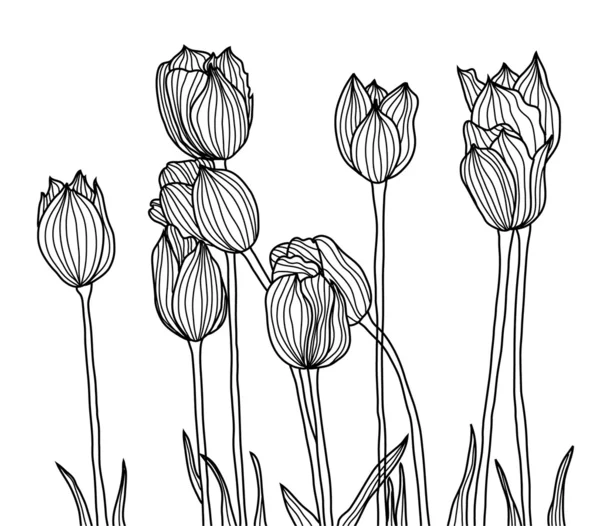 Dekorativní květina — Stockový vektor