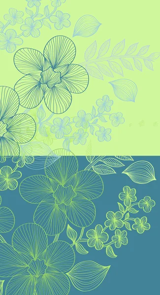 Decorative floral elements — Stock Vector