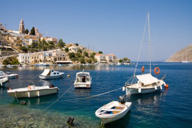 Bay symi Adası tekneleri