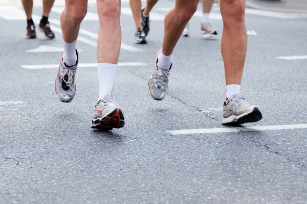 Correr en maratón — Foto de Stock