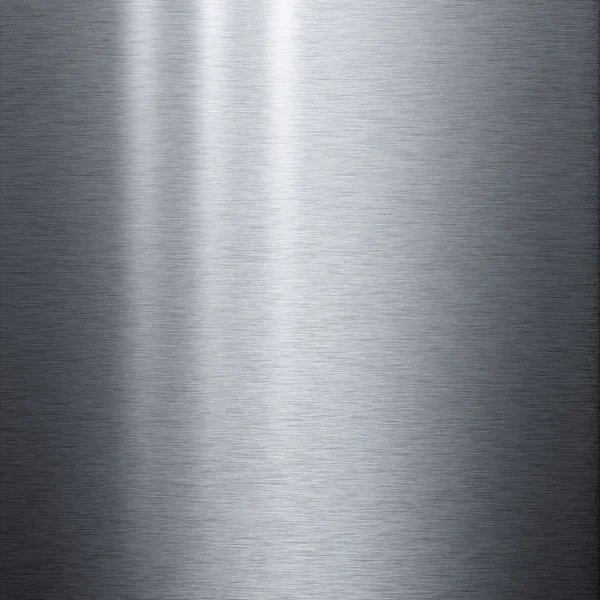 Brushed aluminum metallic plate — Stock Photo, Image