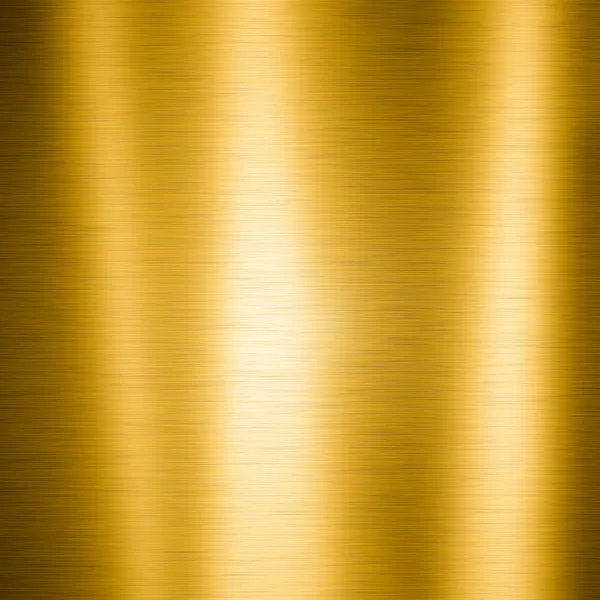 Fırçalanmış altın metal plaka — Stok fotoğraf