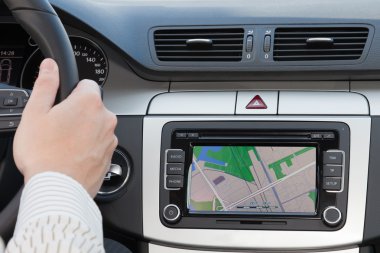 GPS navagation in luxury car