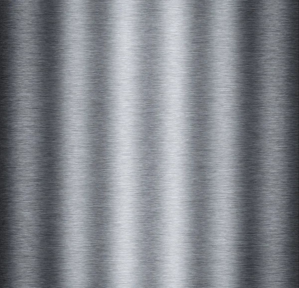 Aluminum plate with reflections in wave shape — Stock Photo, Image