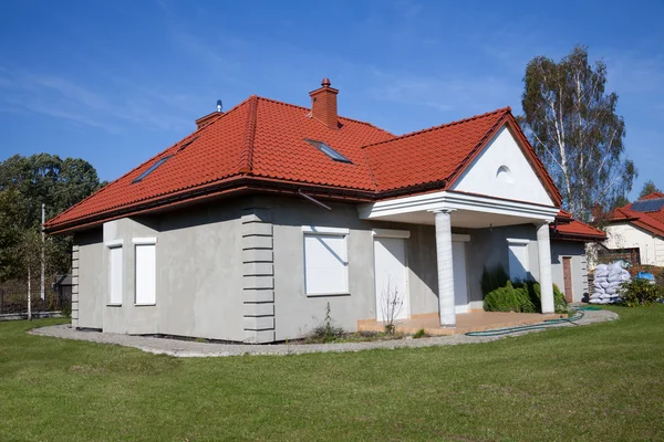 Single family grey house — Stock Photo, Image