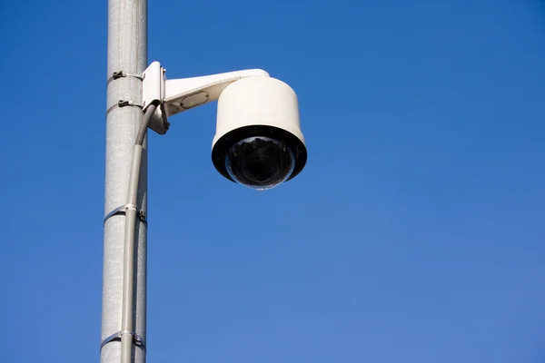 Security camera on post — Stock Photo, Image