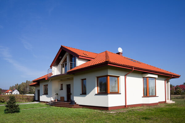 Single family white house
