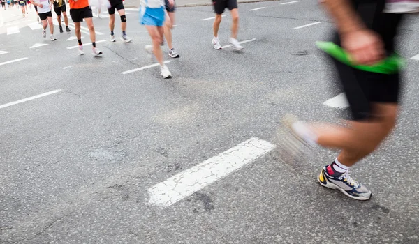 Course en marathon — Photo