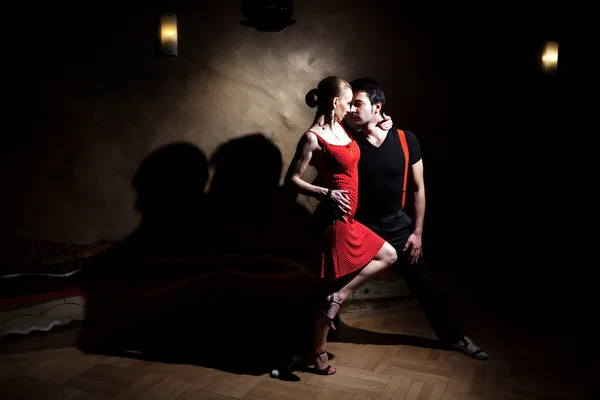 Laten we tango! Stockfoto