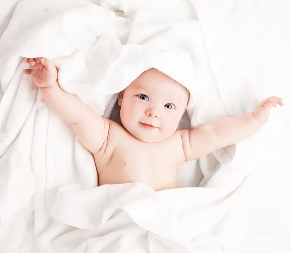 Bebé después de ducha — Foto de Stock