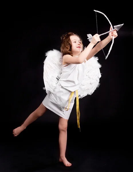 Linda chica Cupido —  Fotos de Stock