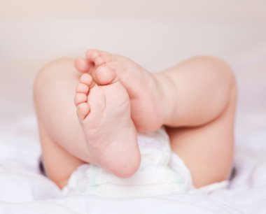 Feet of a baby