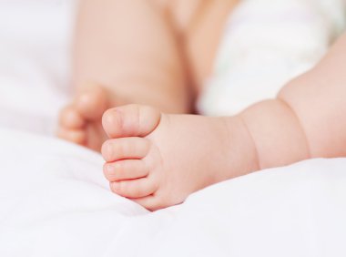 Feet of a baby