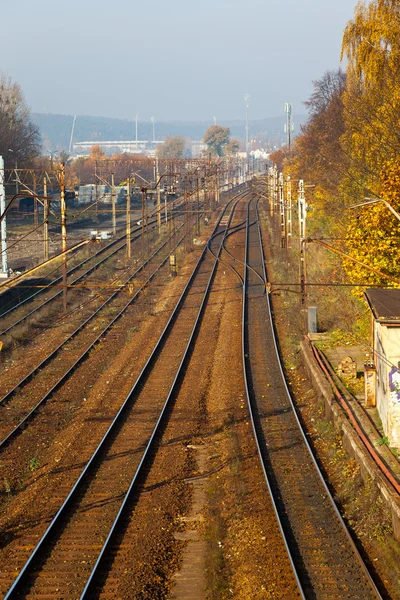 Velho caminho de ferro — Fotografia de Stock