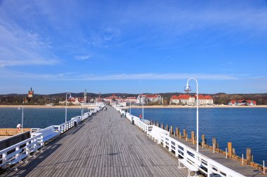 Pier in Sopot clipart