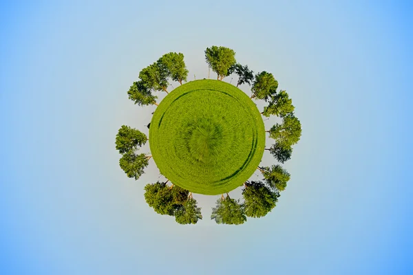Little green planet — Stock Photo, Image