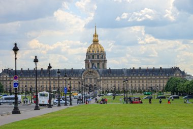 The Ecole Militaire in Paris, France. clipart