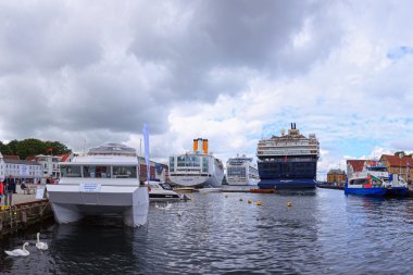 bağlantı noktası stavanger, Norveç.