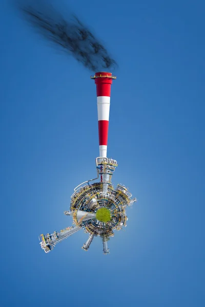 Contaminación industrial — Foto de Stock