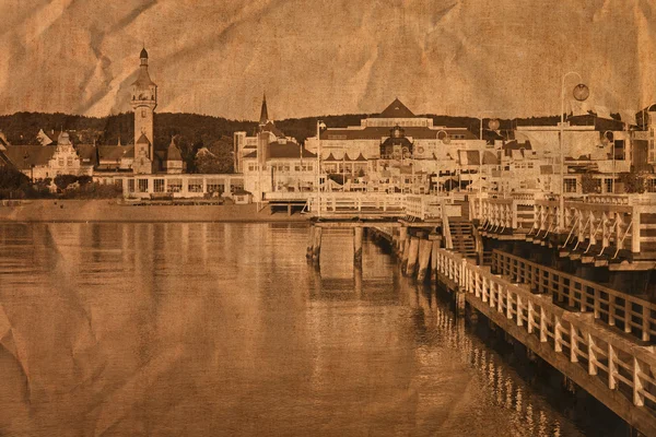 Pier retro tarzı — Stok fotoğraf