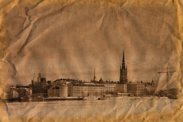 Stockholm v retro stylu — Stock fotografie