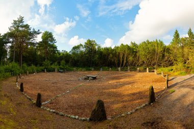 The Stone Circle in Sola, Rogaland, Norway. clipart