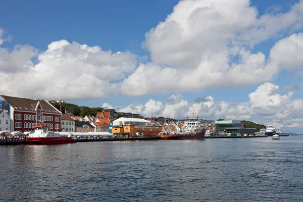 Port w stavanger, Norwegia. — Zdjęcie stockowe