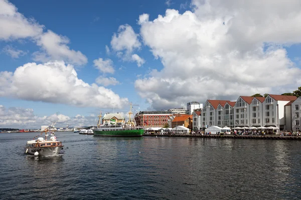 Port w stavanger, Norwegia. — Zdjęcie stockowe