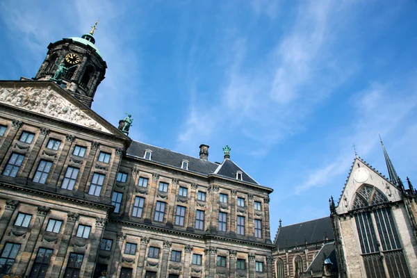 Королівський палац в Амстердамі — стокове фото