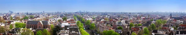 Amsterdam panorama, Hollanda, Hollanda — Stok fotoğraf