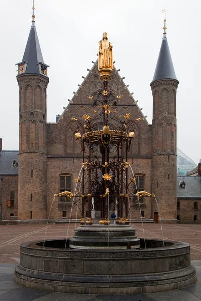 Binnenhof παλάτι - ολλανδική parlament στη Χάγη — Φωτογραφία Αρχείου