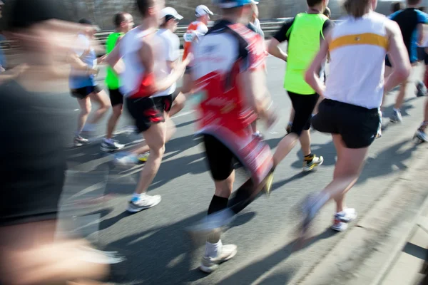 Courir vite, marathon — Photo