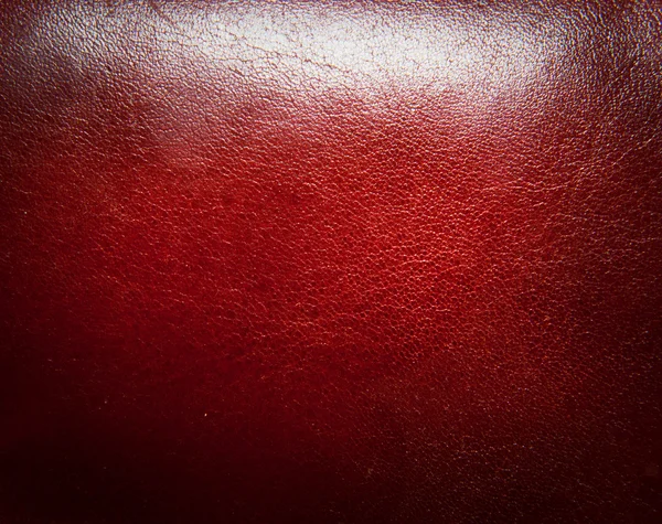Sfondo in pelle naturale rossa — Foto Stock