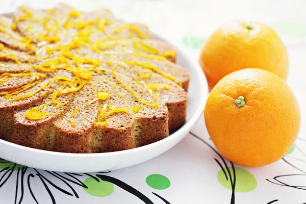 Торт помаранчевий — стокове фото