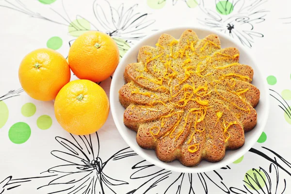 Narancs torta — Stock Fotó