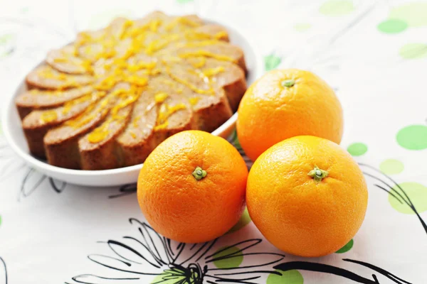 Bolo laranja — Fotografia de Stock