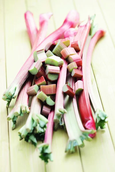 stock image Fresh rhubarb