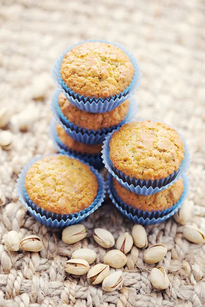 Pistazien-Muffins — Stockfoto