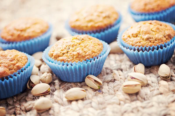 Muffins de pistache — Fotografia de Stock