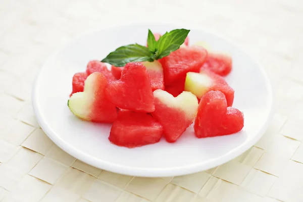 Watermeloen harten — Stockfoto