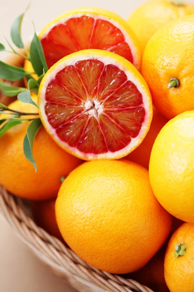 Röda apelsiner — Stockfoto