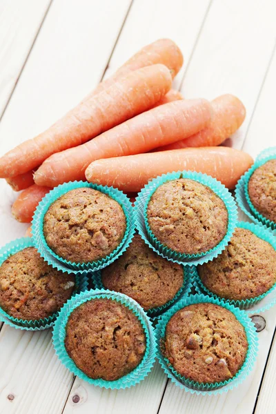 Muffin alla carota — Foto Stock